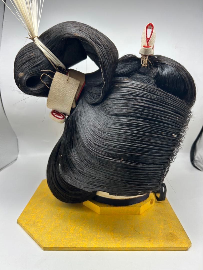 伝統的な和装用ウィッグ 黒