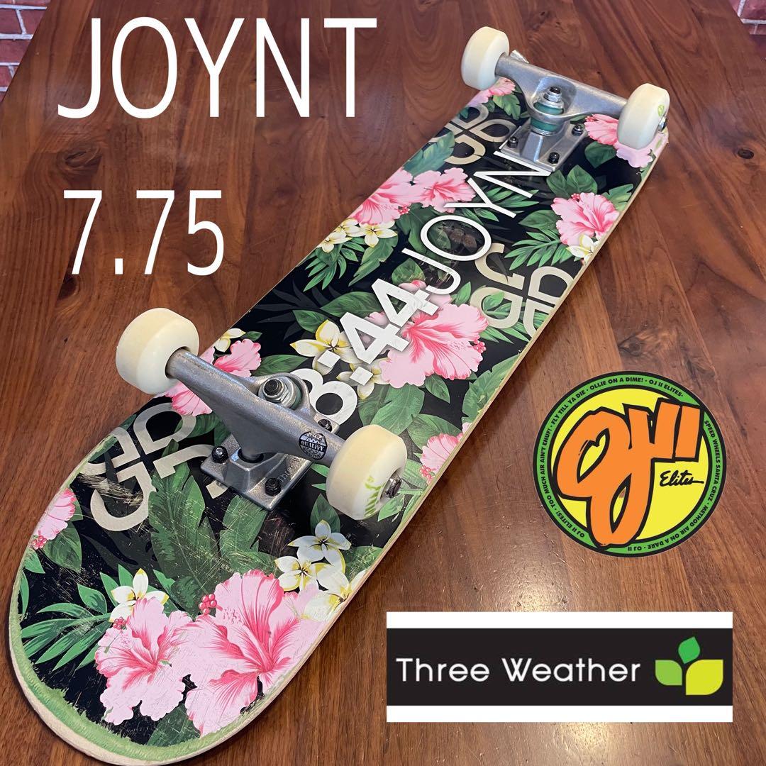 スリーウェザー　JOYNT スケートボード　スケボー　コンプリート　7.75