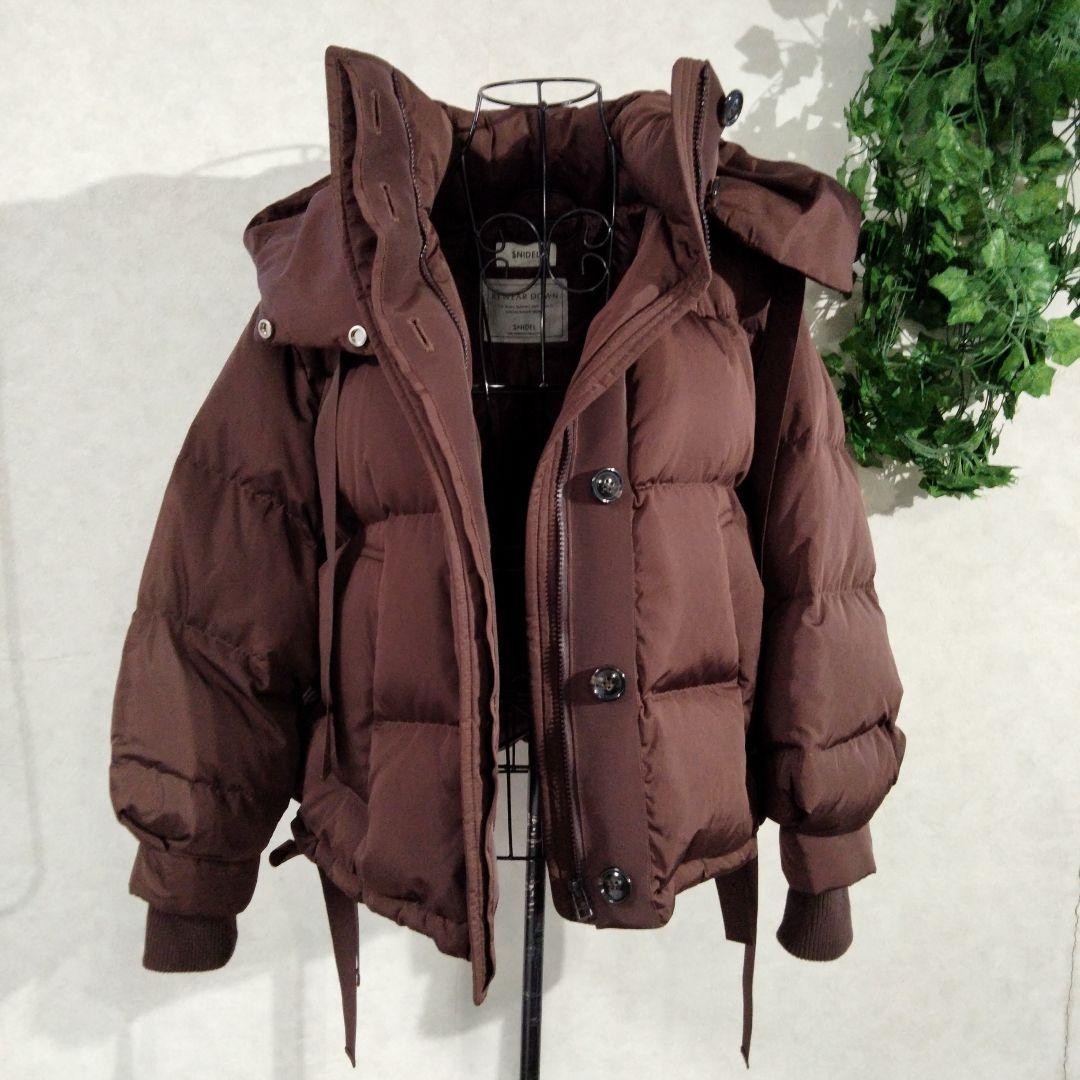 【極美品】SNIDEL REWEAR DOWN フード　ダウンジャケット