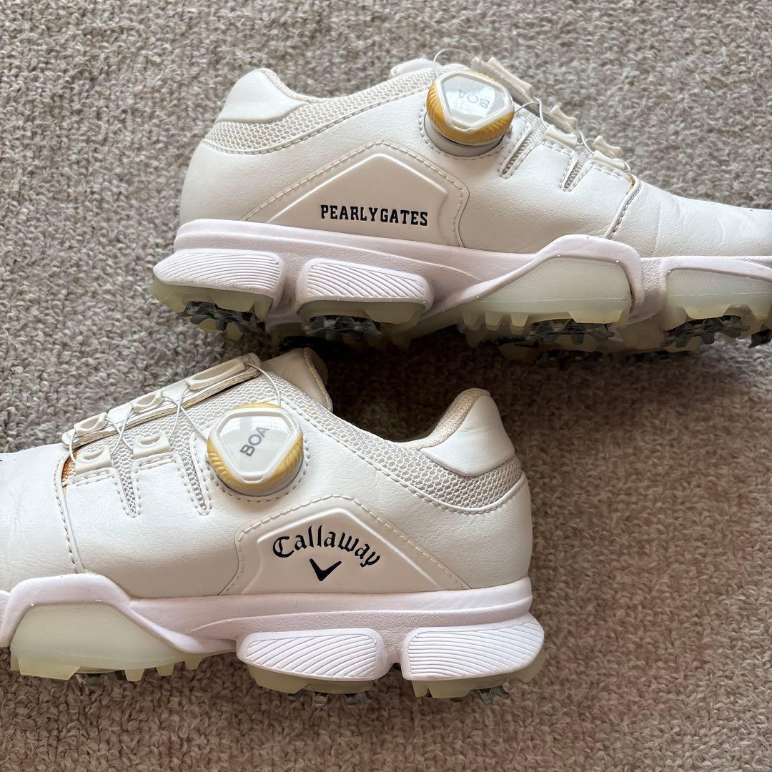 PEARLY GATES × Callaway ゴルフシューズ　サイズ23.5