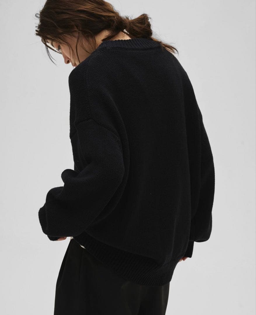 トップス todayful Roundhem Linen Knit