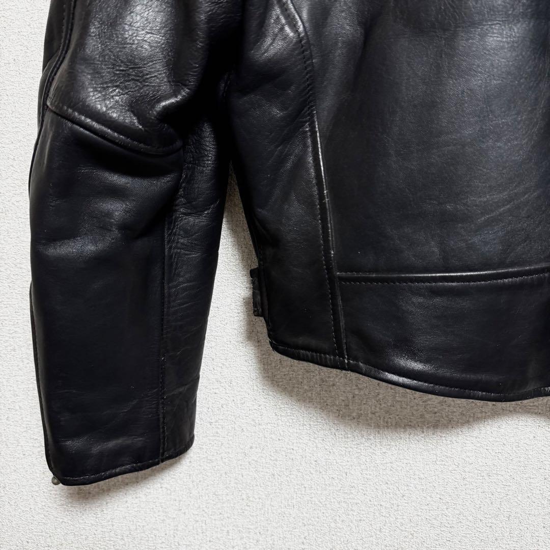 James Dean ダブルライダースジャケット 牛革 メンズ S