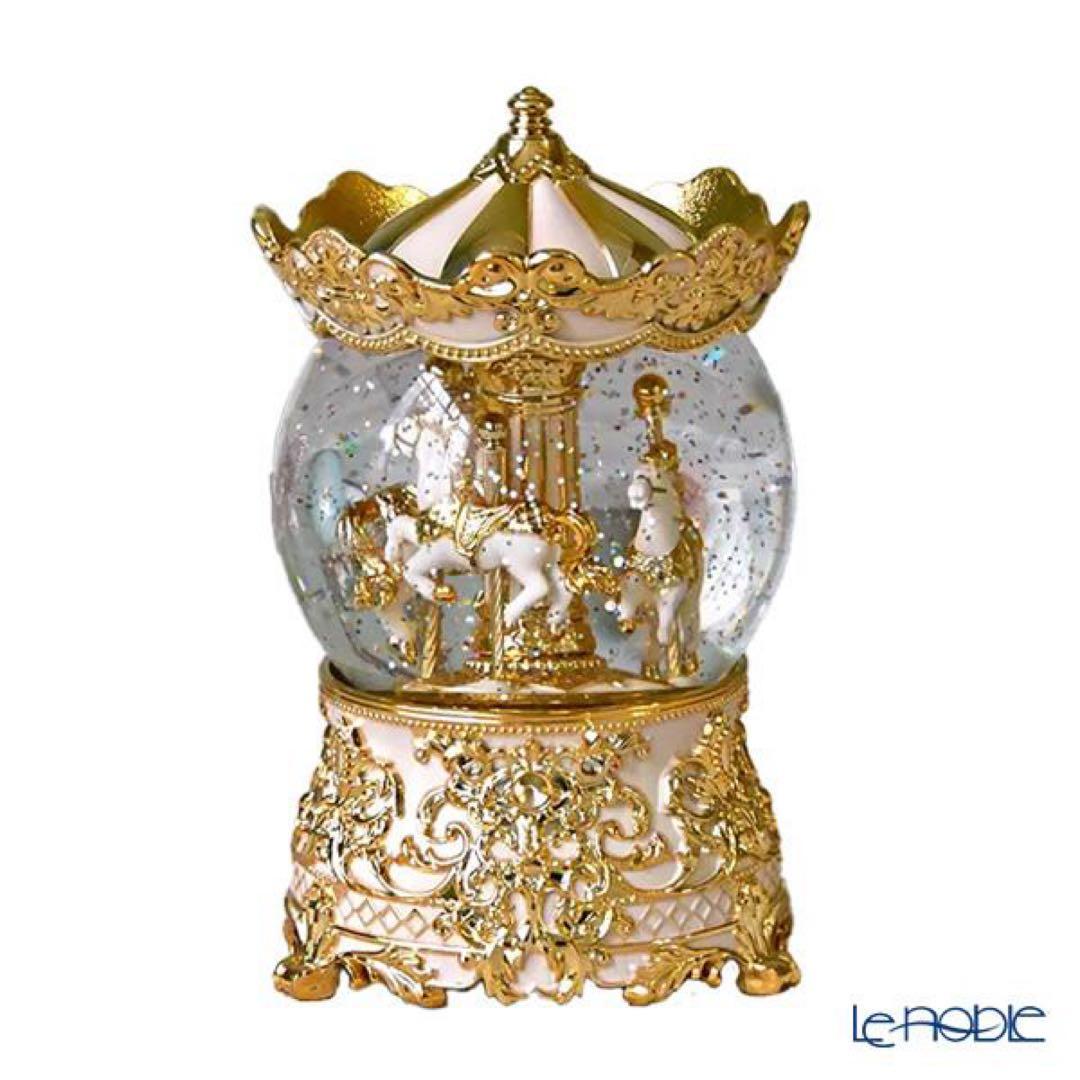 ハルモニア　メリーゴーランド スノードーム