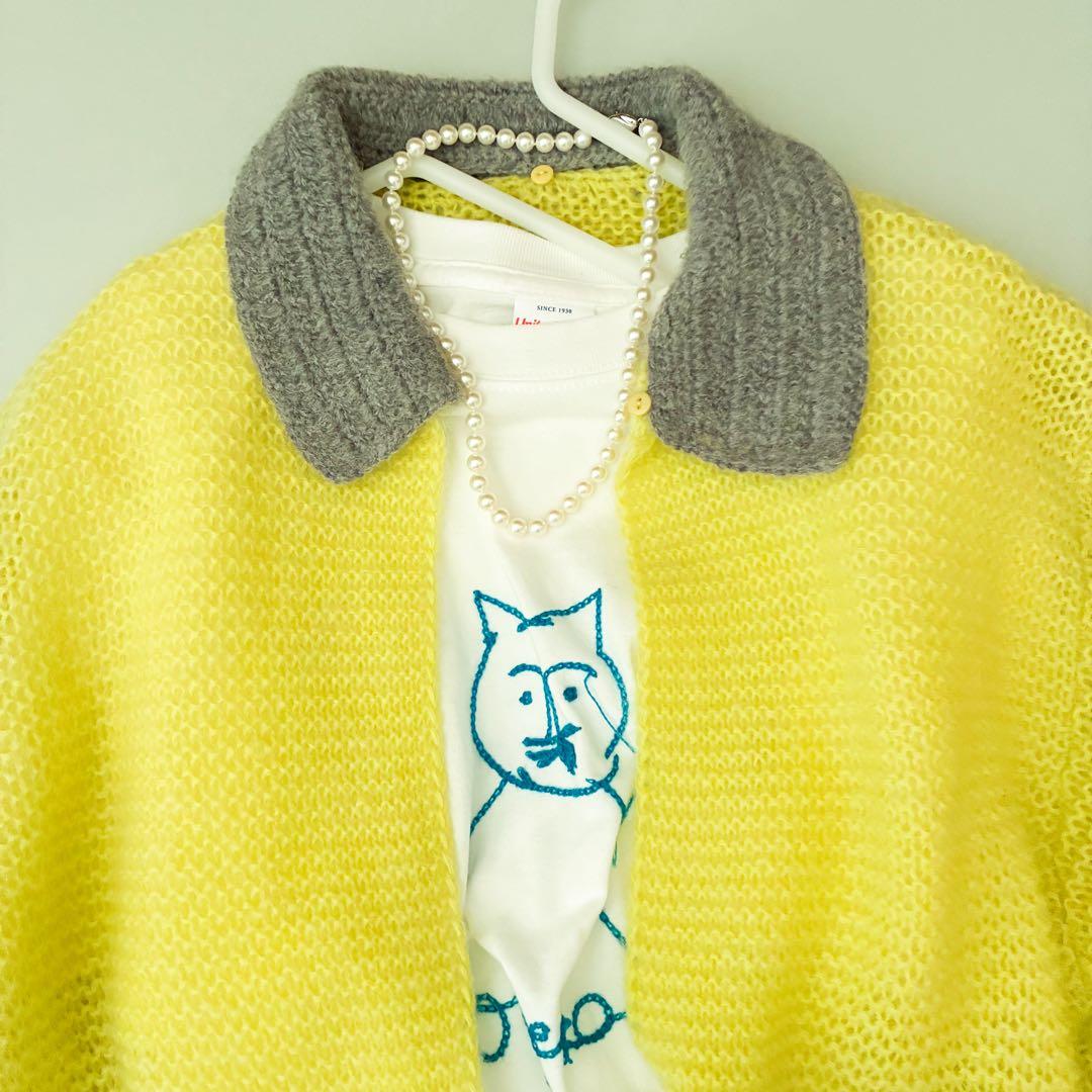 Harriss × Keiko Okamoto 付衿＆カーディガン