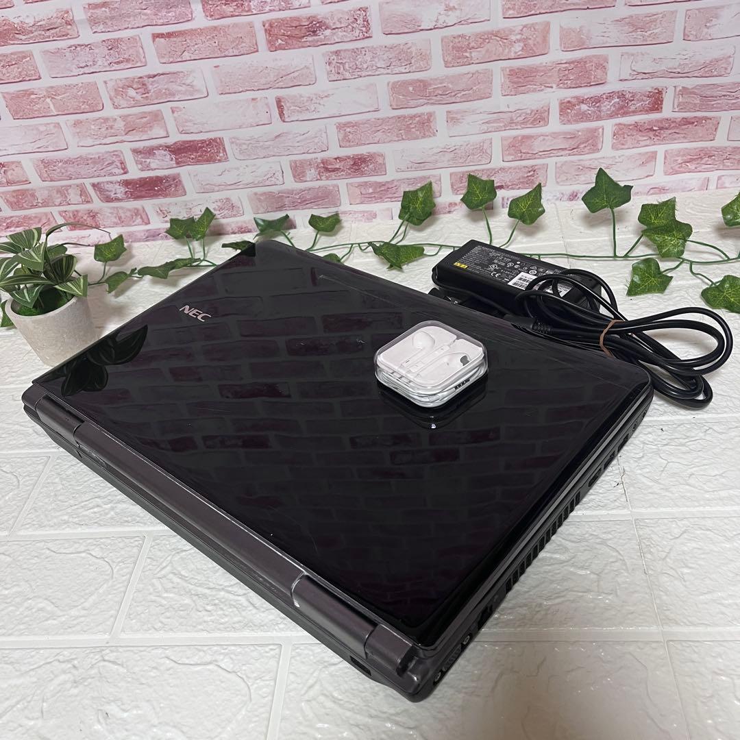 ★中古NECパソコン4コアi7！SSD480GB メモリ8GB★ノートPC561