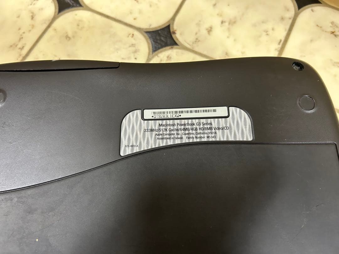 Macintosh PowerBook G3 333MHz ジャンク