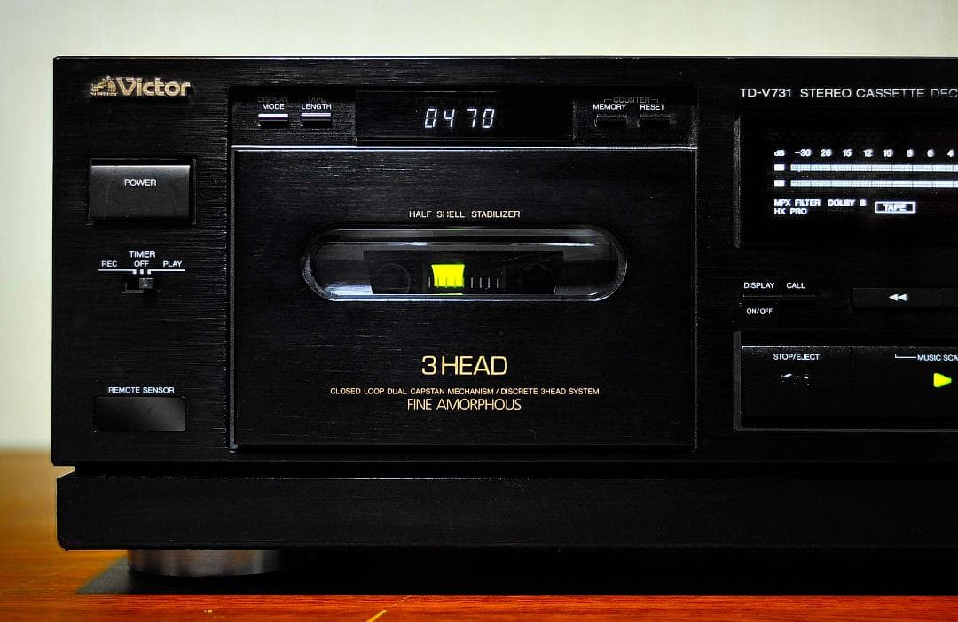 ★3ヘッド上級機を味わう…VICTOR ステレオカセットデッキ TD-V731