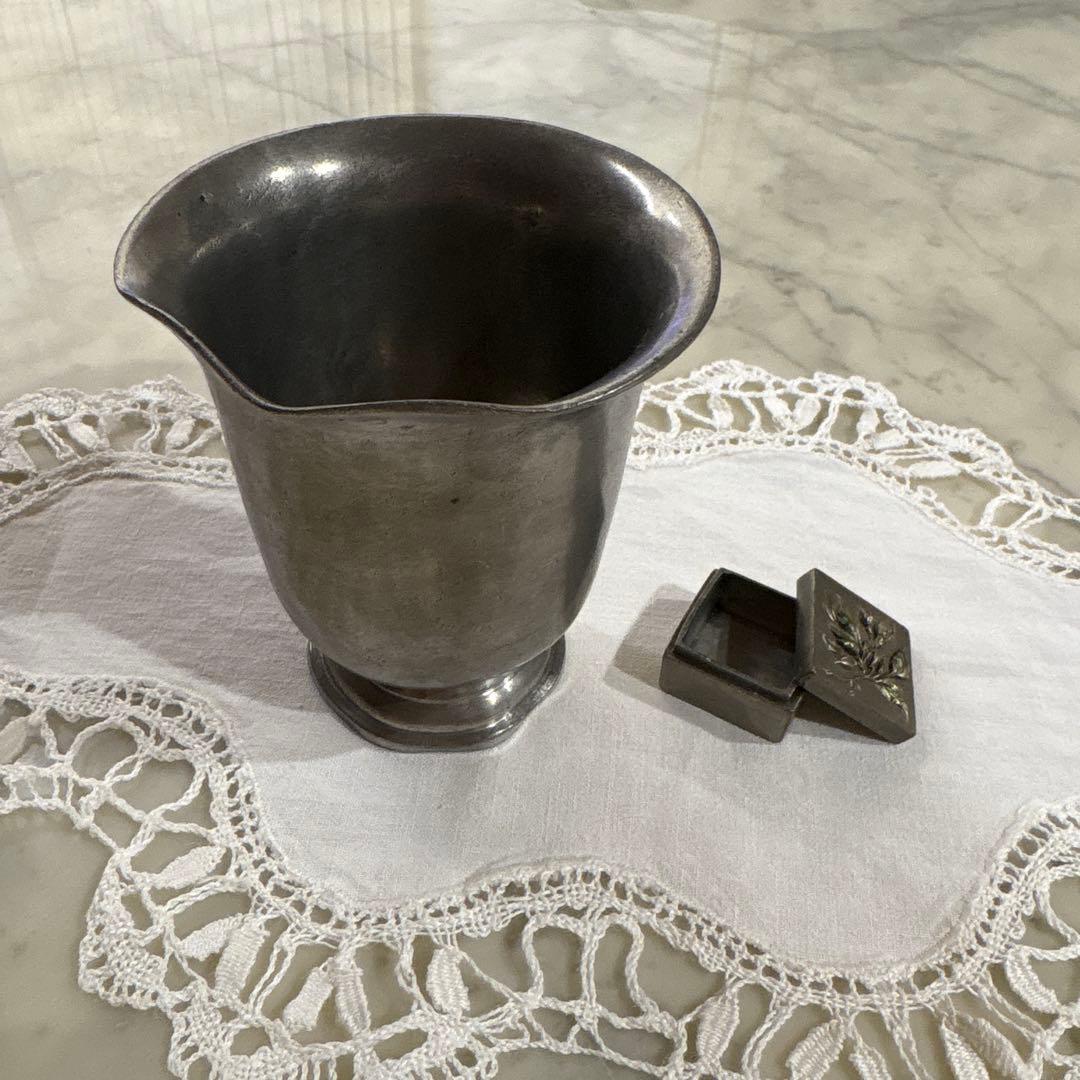 フランス　アンティーク　ヴィンテージ　エタン　2点