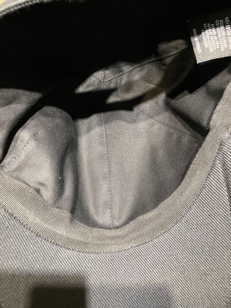 CHANEL 黒 キャップ 100%コットン