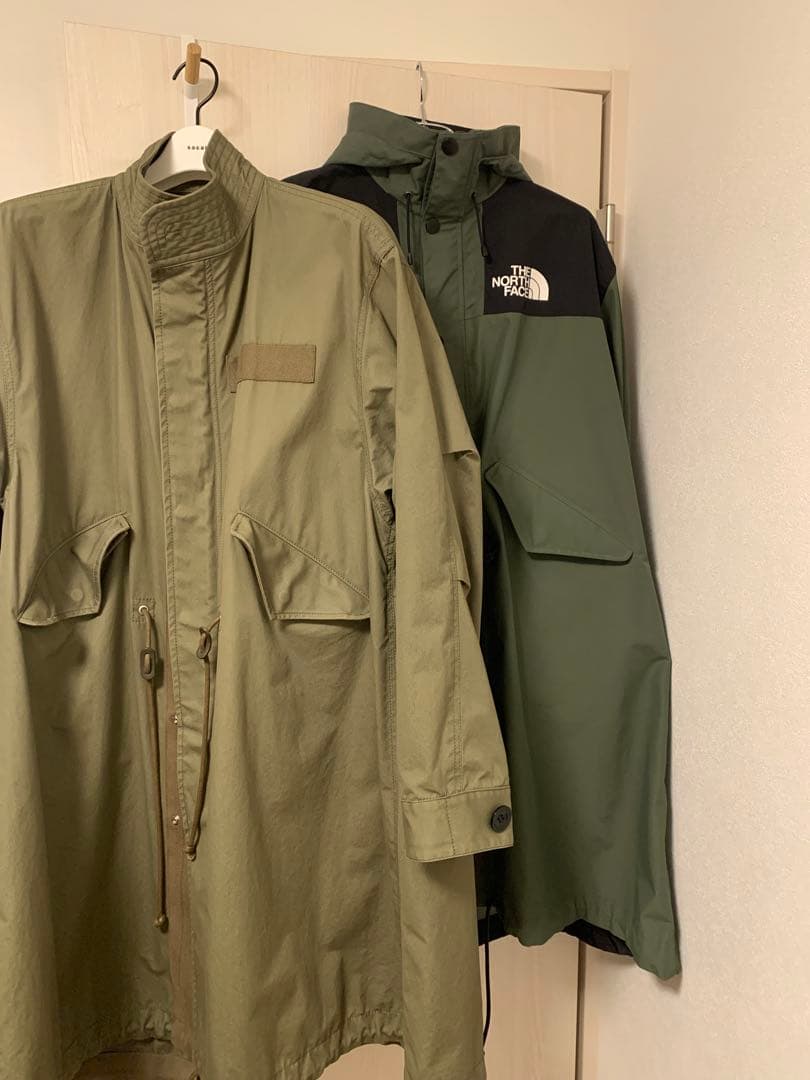 sacai サカイ モッズコート カーキ size 1