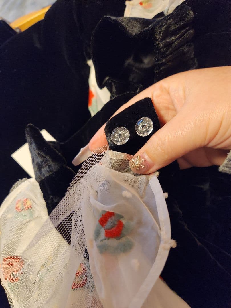 SIIILON♡フリル付き両横スリットスカート　ウエストゴム