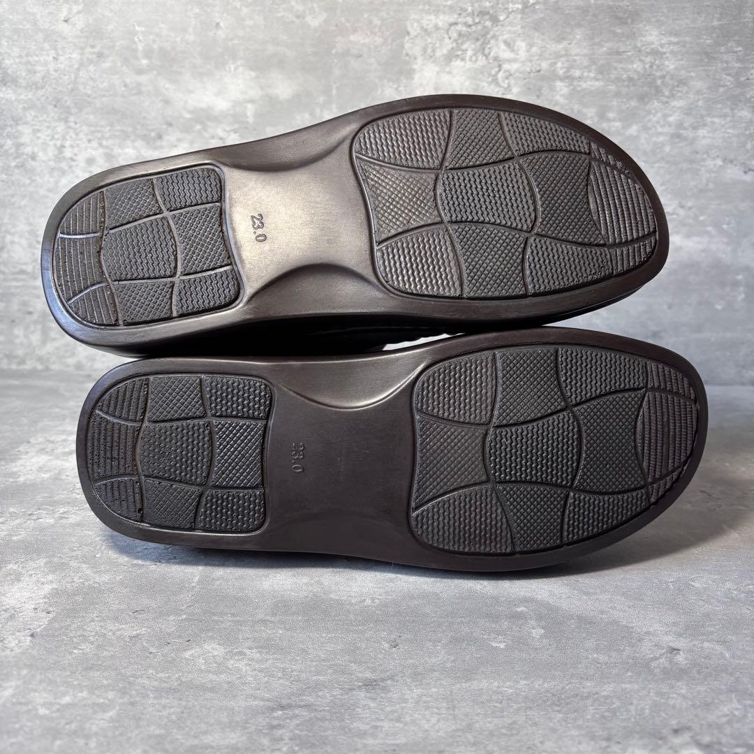 【新品】インコルジェ INCHOLJE サイドゴアブーツ　厚底　本革　幅広　23