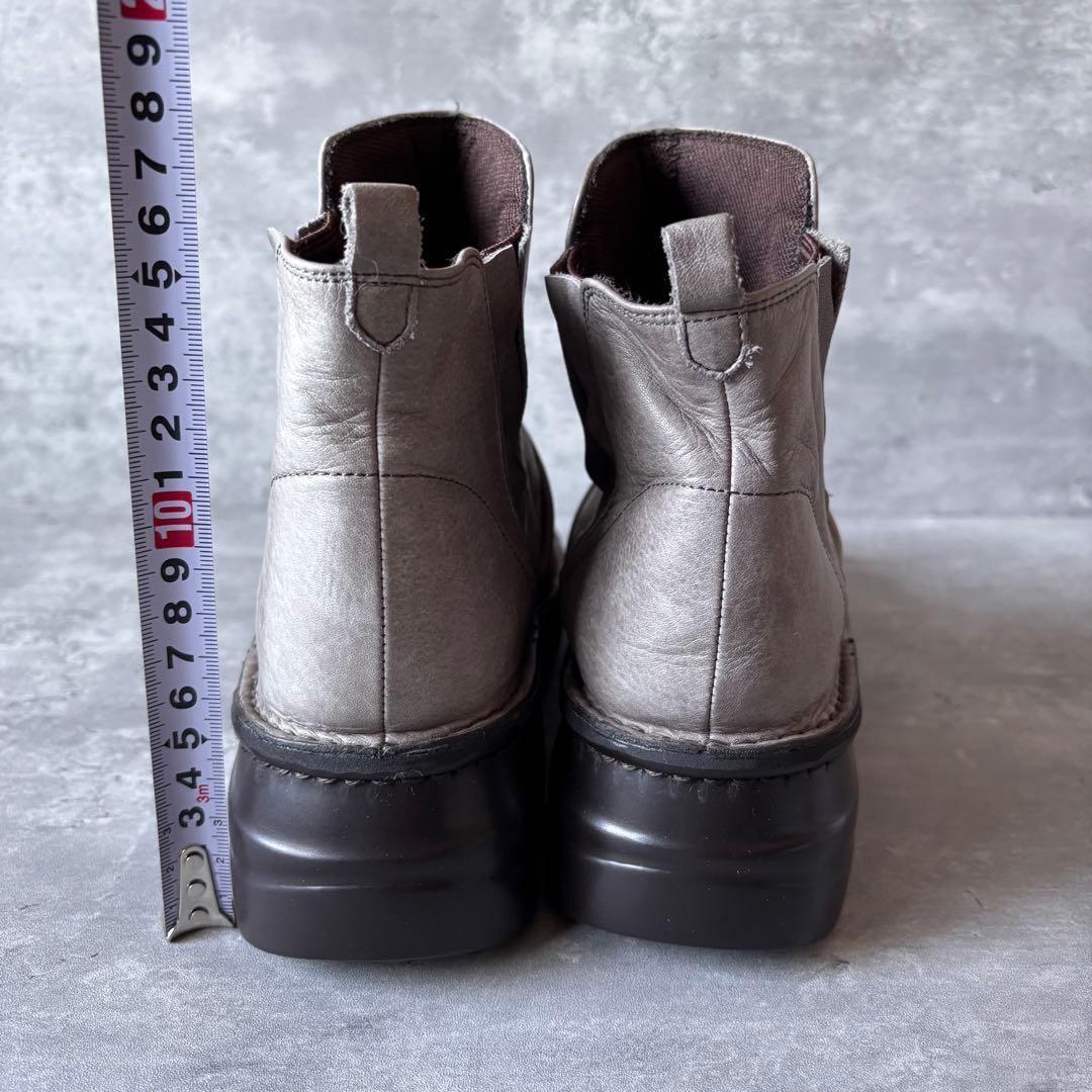 【新品】インコルジェ INCHOLJE サイドゴアブーツ　厚底　本革　幅広　23