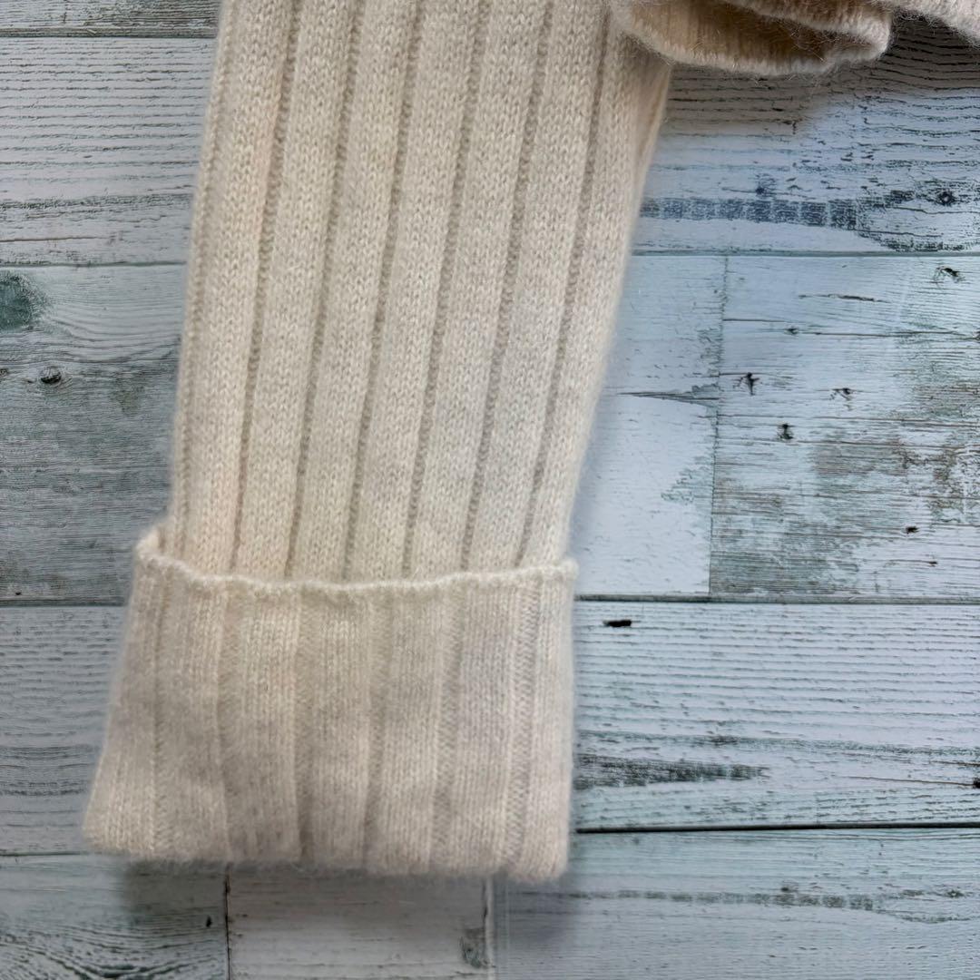 ☆ほぼ未使用☆24年モデル　ノーブル　YAK/ヤク ワイドリブニットプルオーバー