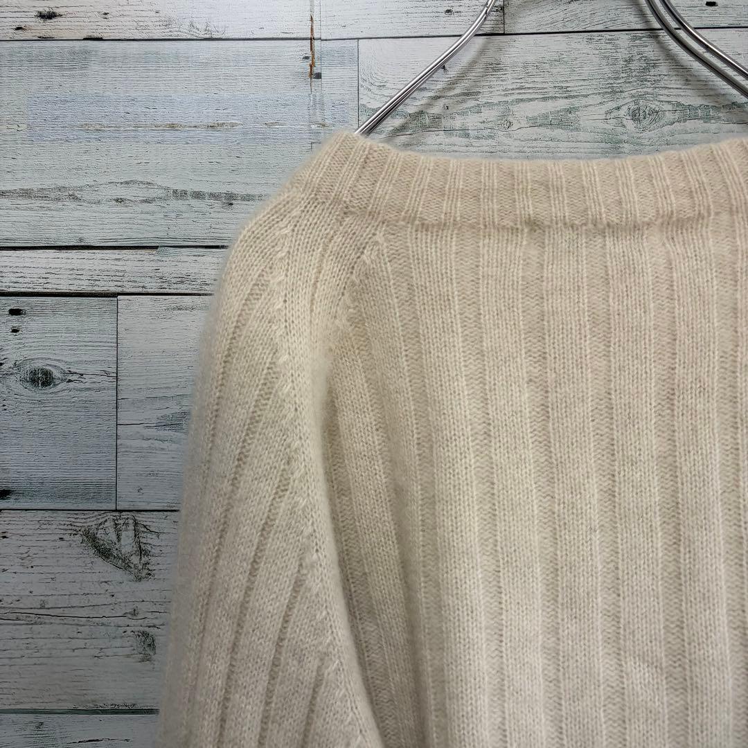 ☆ほぼ未使用☆24年モデル　ノーブル　YAK/ヤク ワイドリブニットプルオーバー