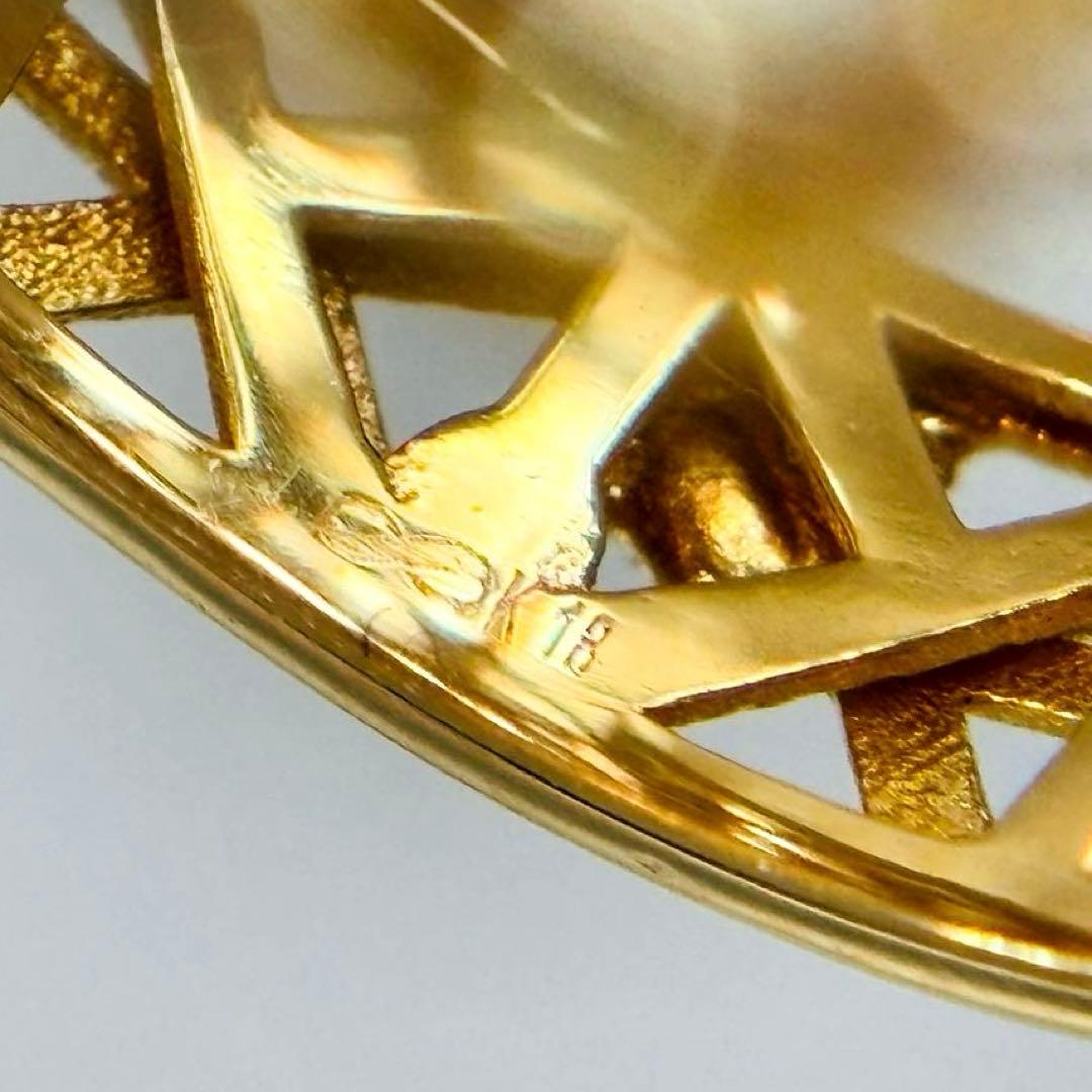 新品同様　K18 YG パンサー　リング　18金　新品仕上げ済み　超美品