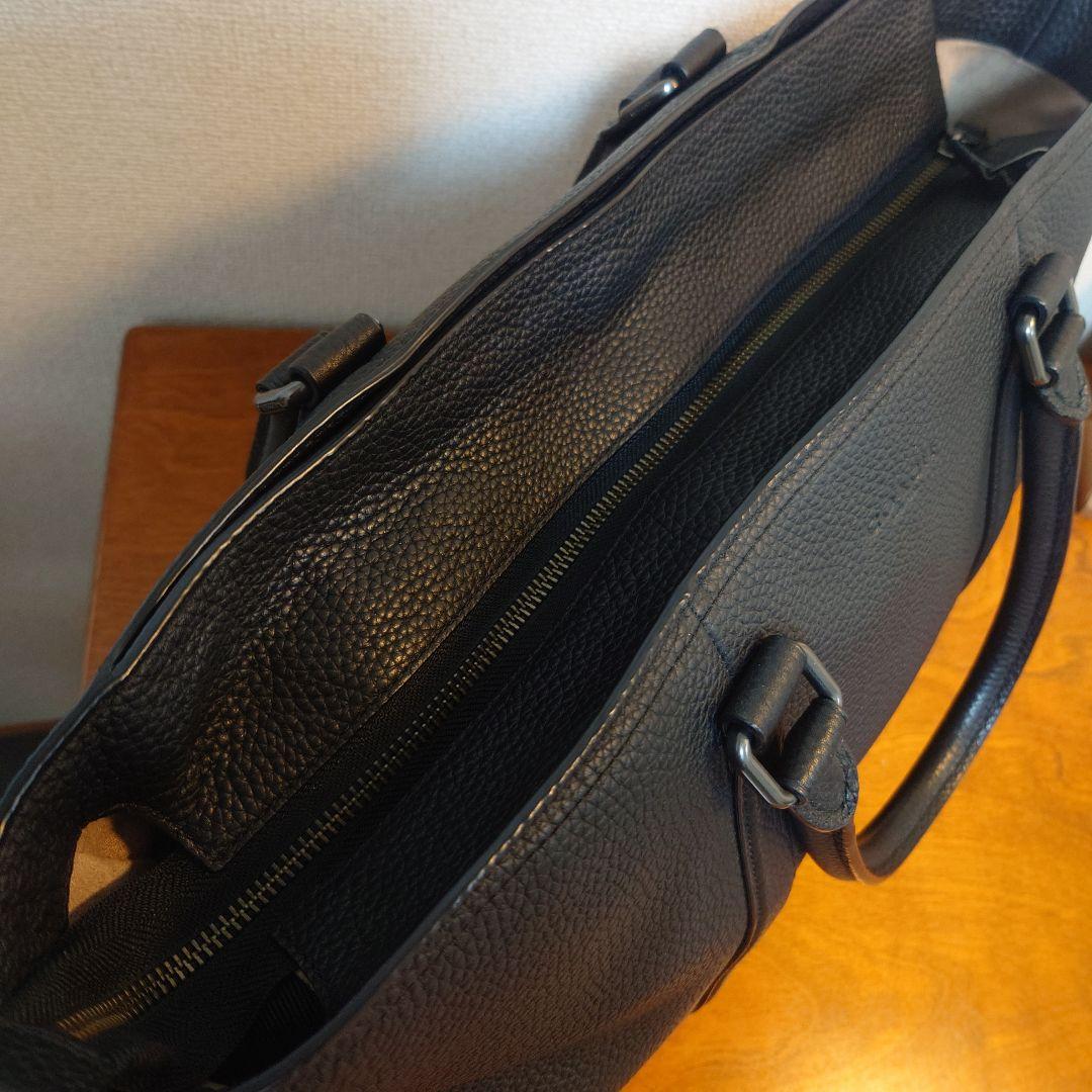 COACH レザートートバッグ ショルダーストラップ付き