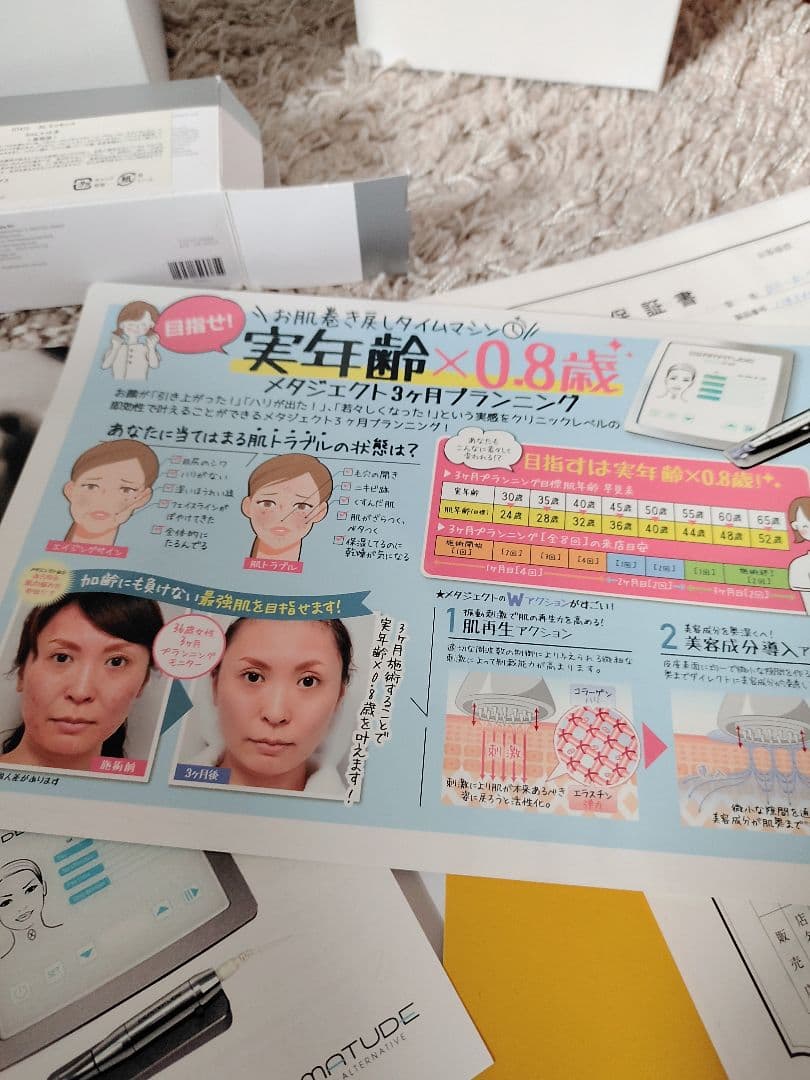 メタジェクト　美顔器のみ