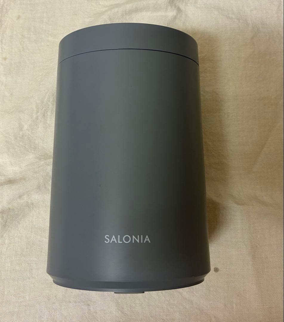 SALONIA サロニア　ピュアブライト 美顔器 フェイススチーマー グレー