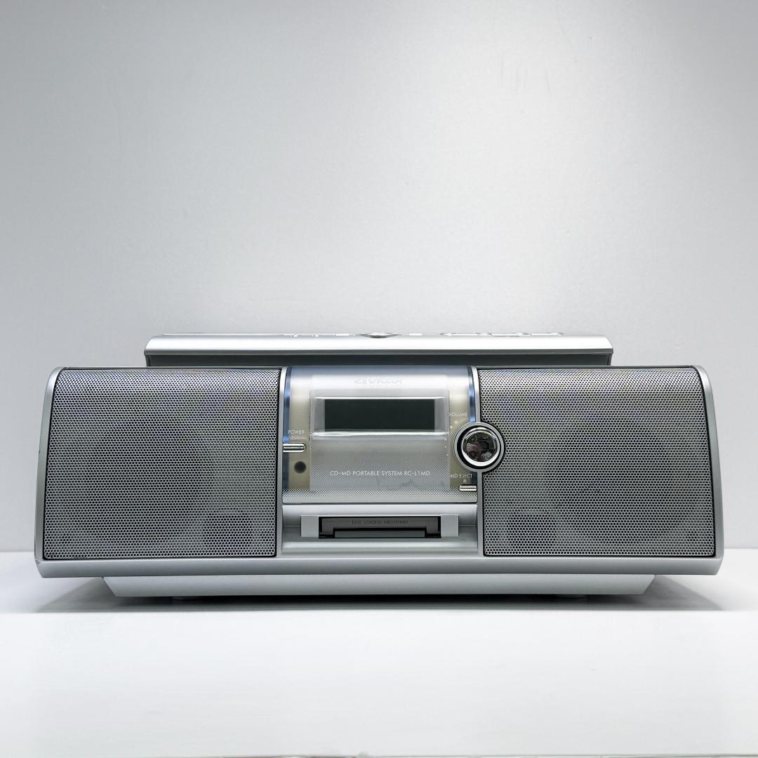 メンテナンス済 ビクター CD-MDポータブルシステム RC-L1MD-S