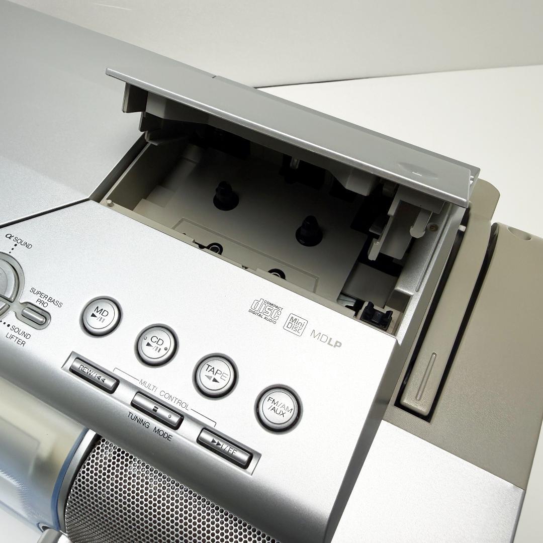 メンテナンス済 ビクター CD-MDポータブルシステム RC-L1MD-S