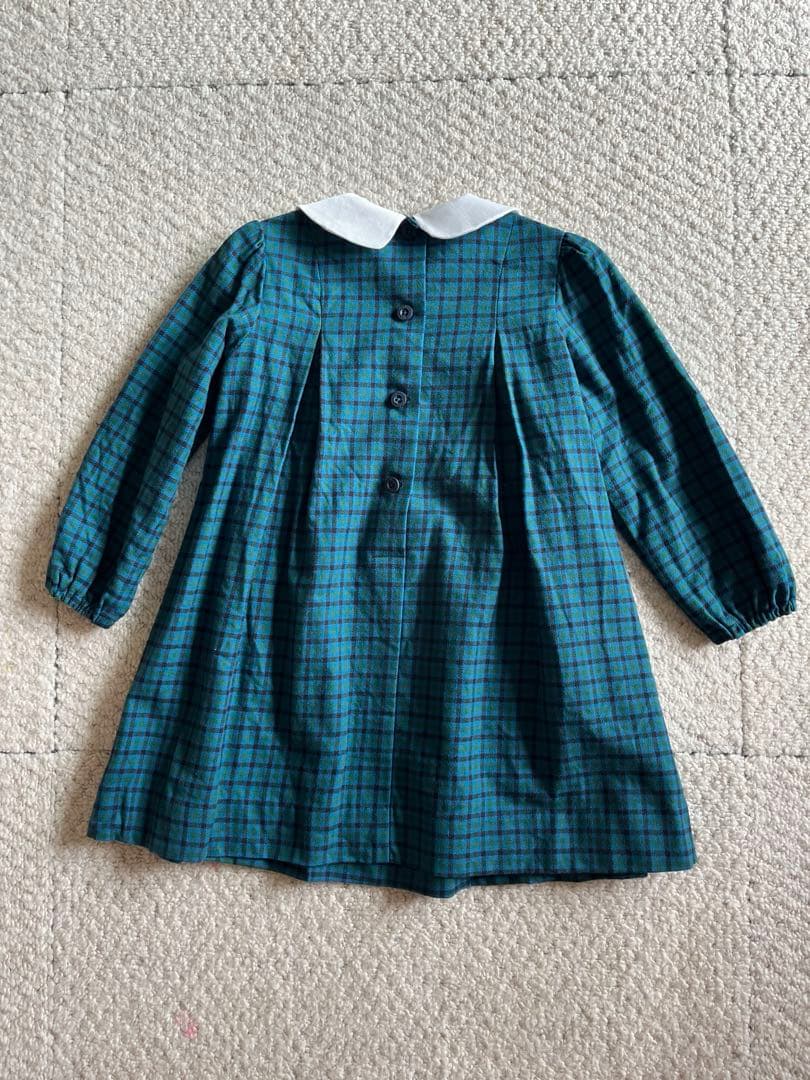 familiar ファミリア　現行品　ファミリアチェックワンピース