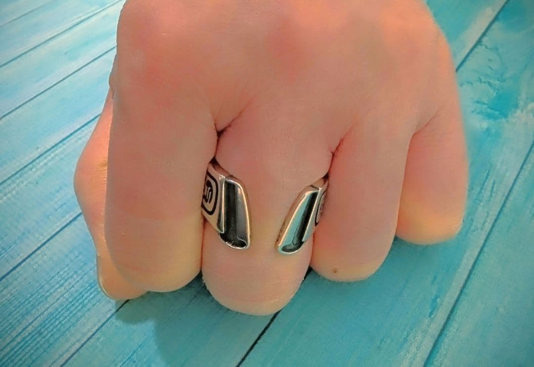 スクロール ラベル リング