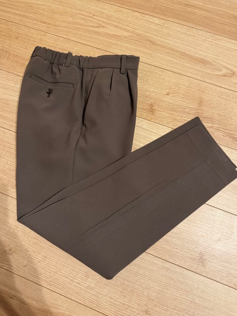 【洋服の青山／Anchor Woman】スーツセットアップ／ブラウンパンツスーツ