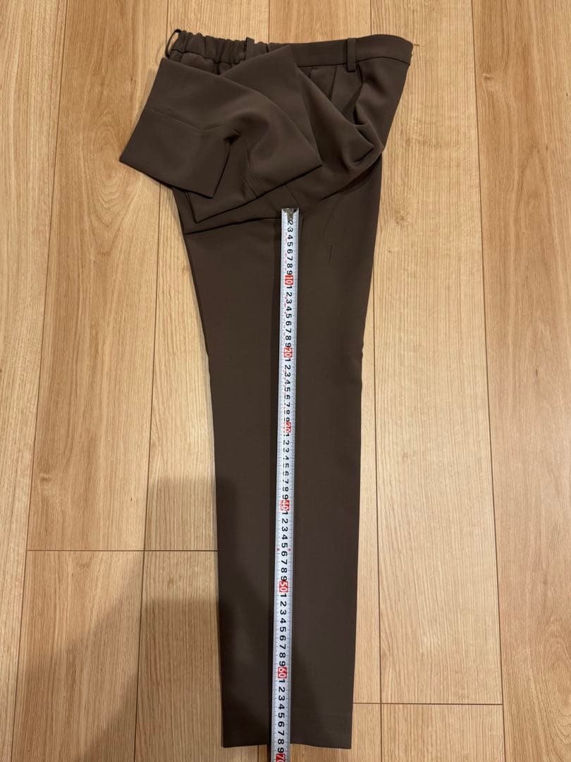 【洋服の青山／Anchor Woman】スーツセットアップ／ブラウンパンツスーツ