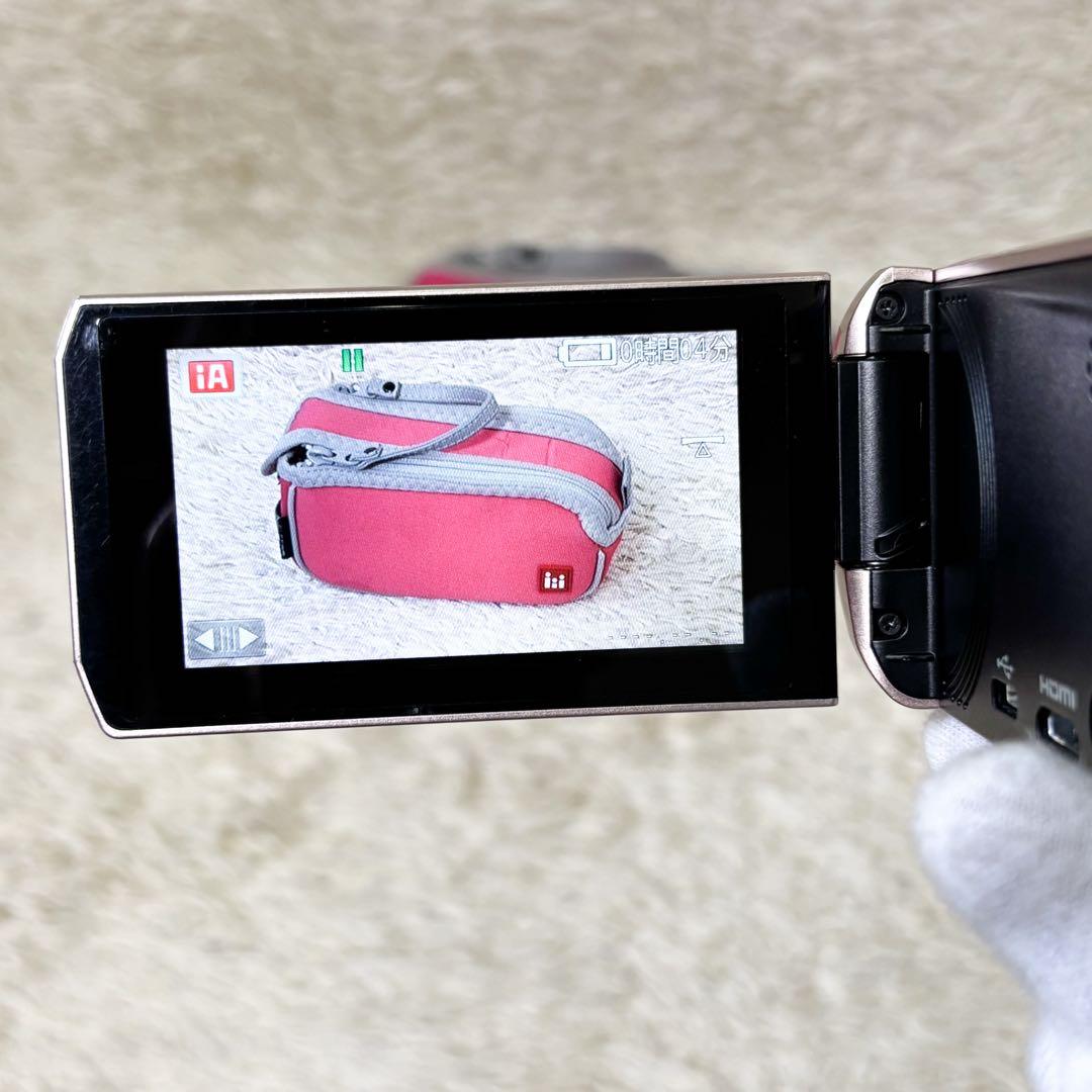 希少【極美品】パナソニック ビデオカメラ HC-V550M-N ピンクゴールド