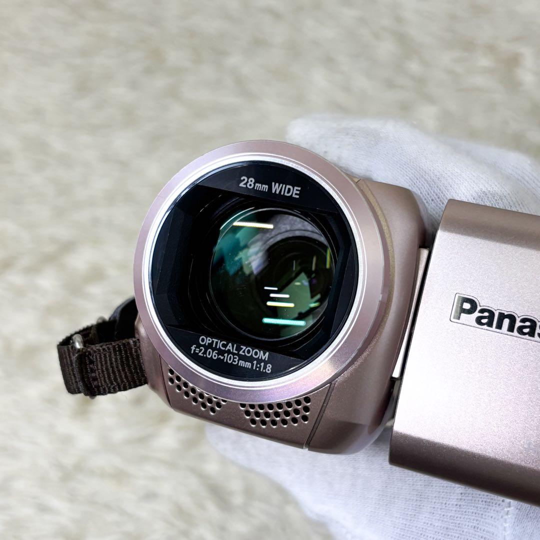 希少【極美品】パナソニック ビデオカメラ HC-V550M-N ピンクゴールド