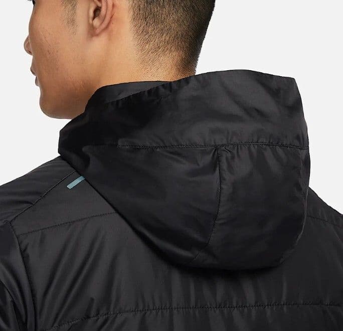 M ナイキ エアロロフト ランニング ダウンジャケット 定価4.1万 ゴルフ 黒