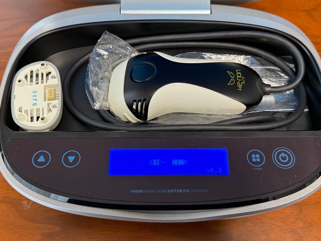 ケノン 光美容脱毛器 v6.3 (眉毛用脱毛器、カートリッジ2個付き)