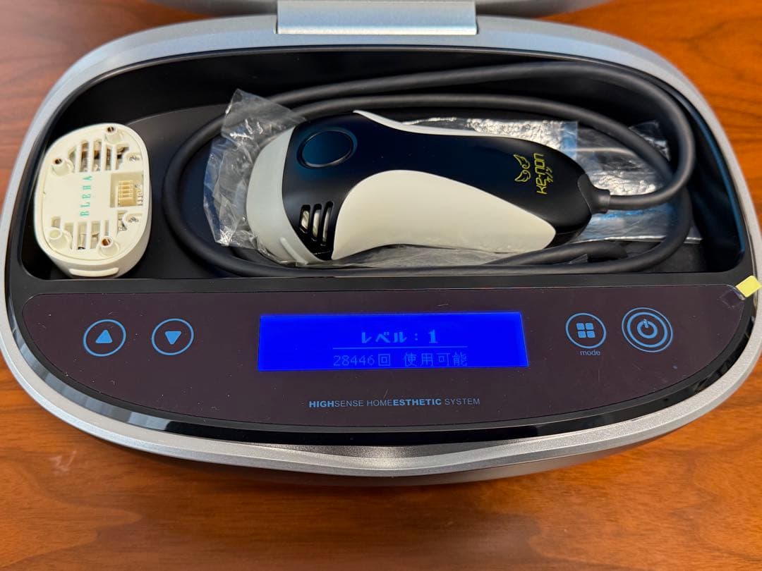 ケノン 光美容脱毛器 v6.3 (眉毛用脱毛器、カートリッジ2個付き)