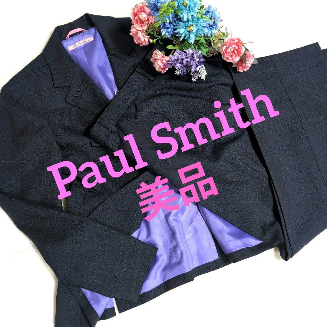 es18 ポールスミス セットアップ ダークグレー スーツ レディースM相当