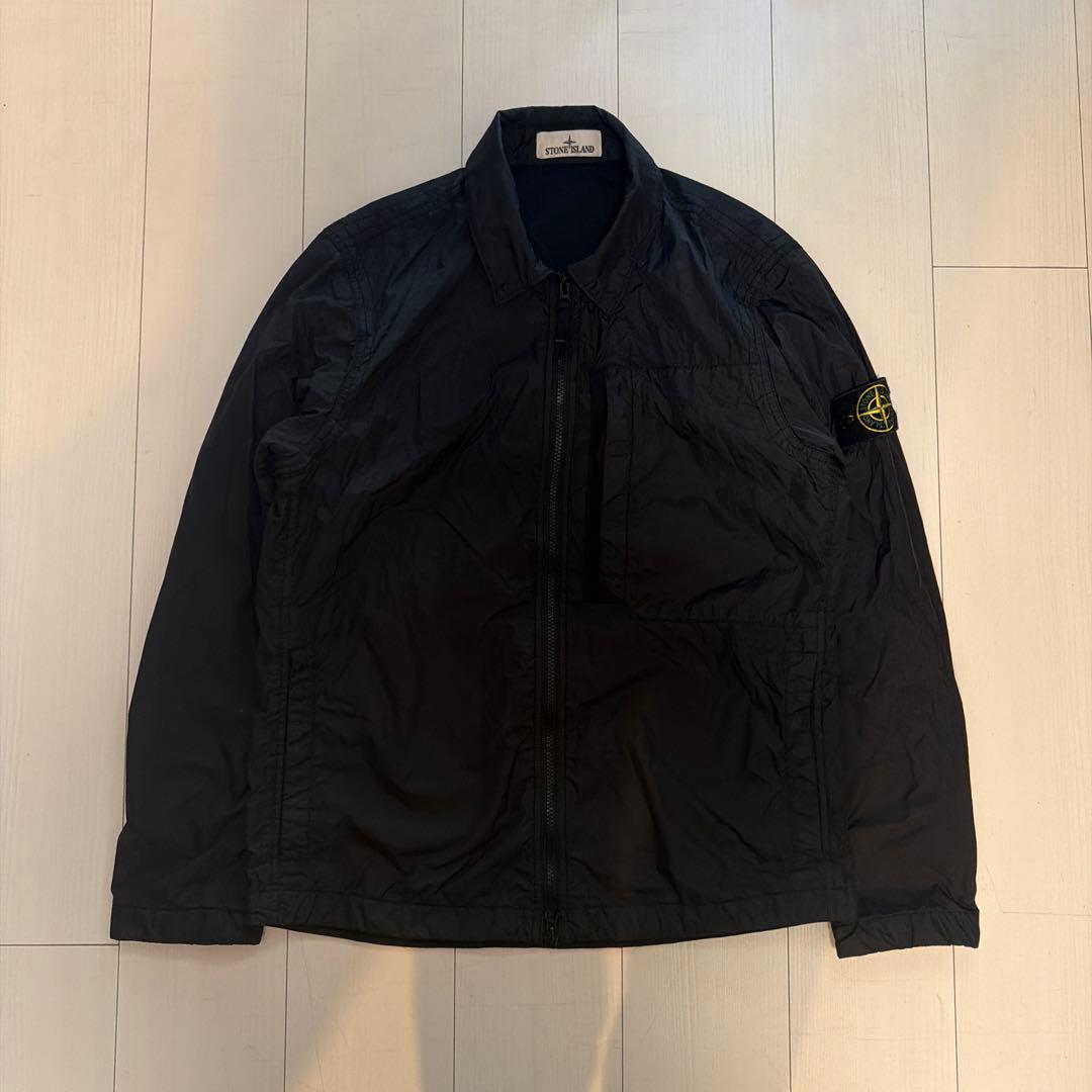 早い者勝ち！Stone  M ナイロンメタルシャツジャケットブラック