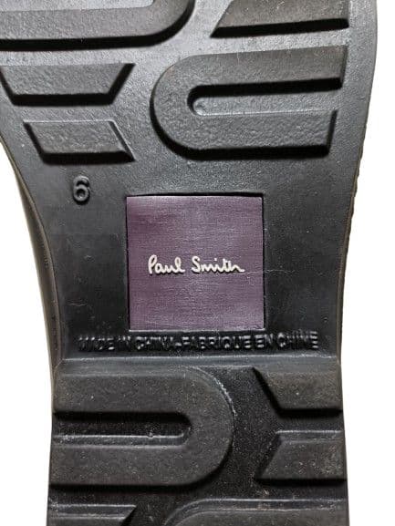 【極美品】Paul Smith ポールスミス エリーレインブーツ ブラック 6