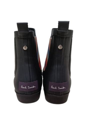 【極美品】Paul Smith ポールスミス エリーレインブーツ ブラック 6