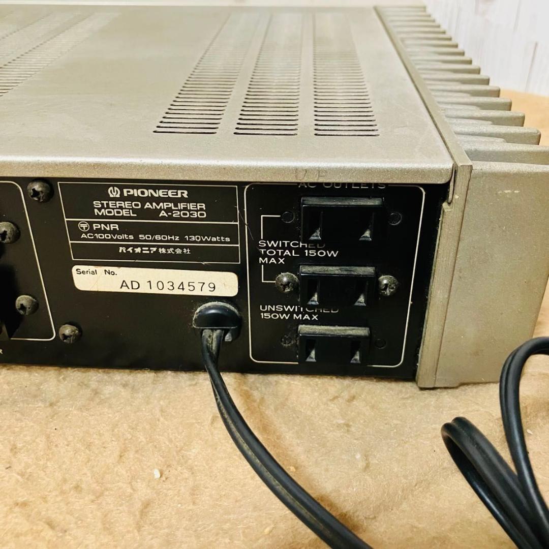 PIONEER プリメインアンプ A-2030 音出し確認済み ジャンク