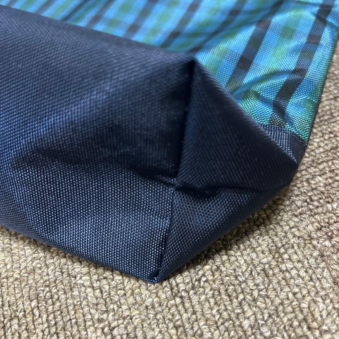 ファミリア　レッスンバッグ　青系ファミリアチェック　ファミちゃん　トートバッグ