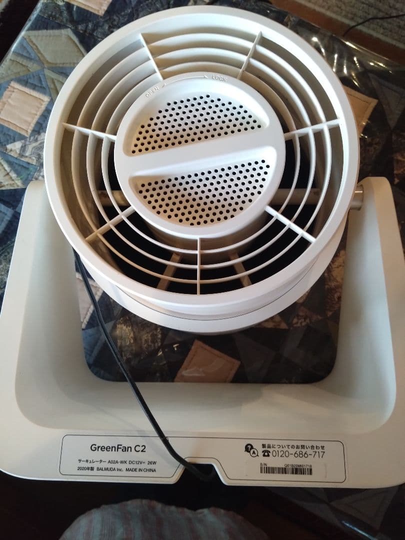 BALMUDA GreenFan C2 2020年製 【24時間以内発送】