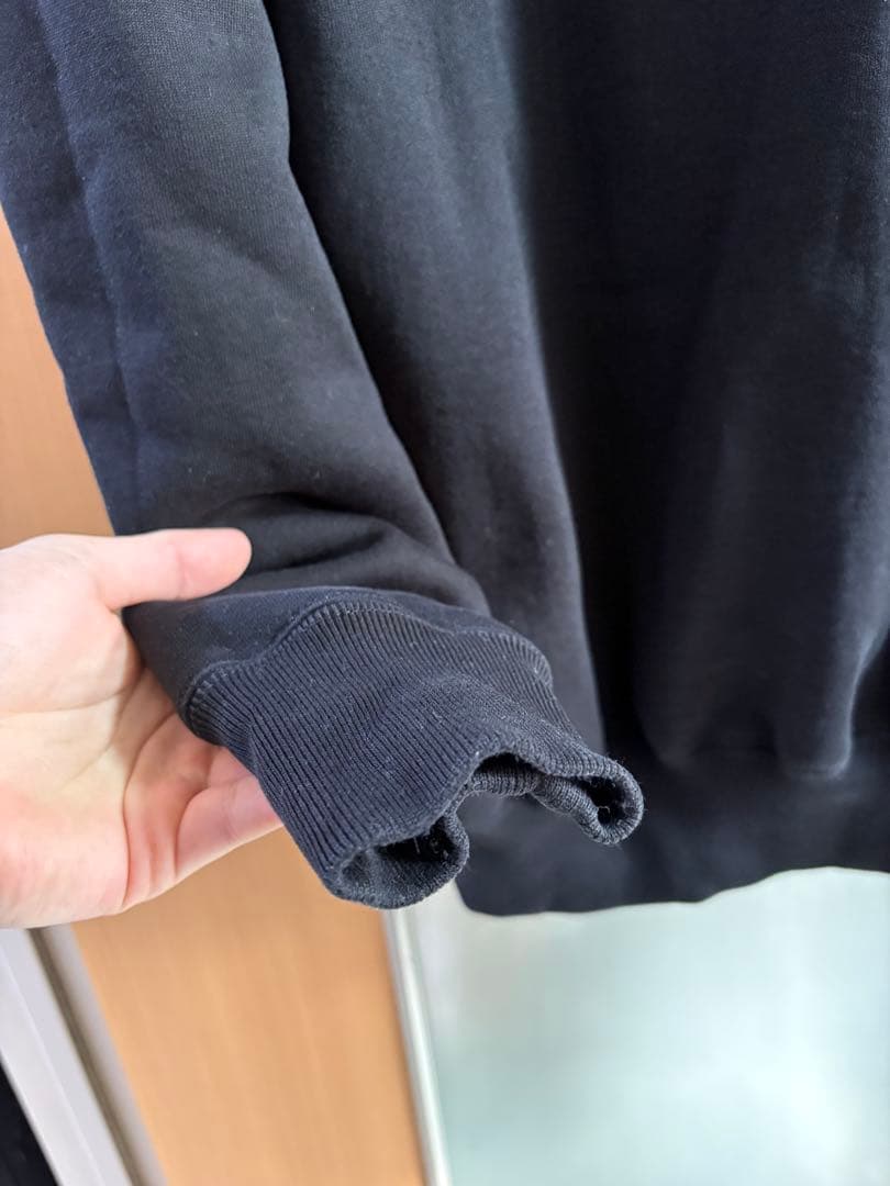 オーラリー 24AW SMOOTH SOFT SWEAT P/O BLACK 3