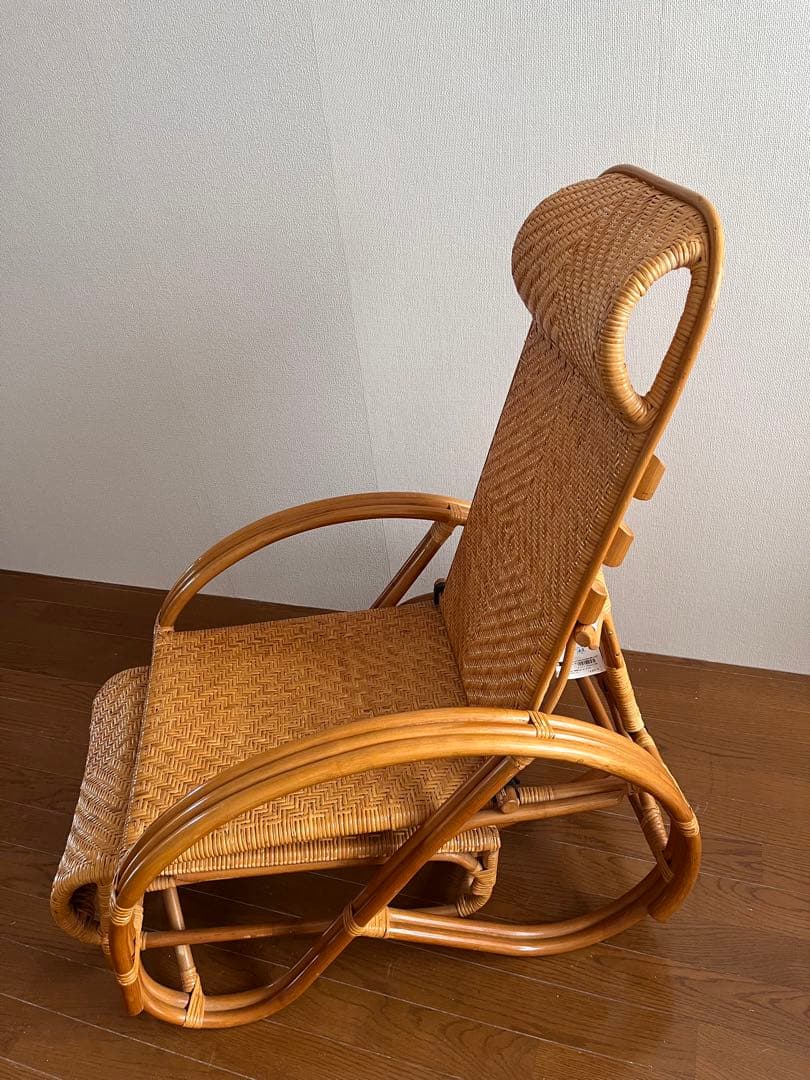 ラタン リクライニングチェア