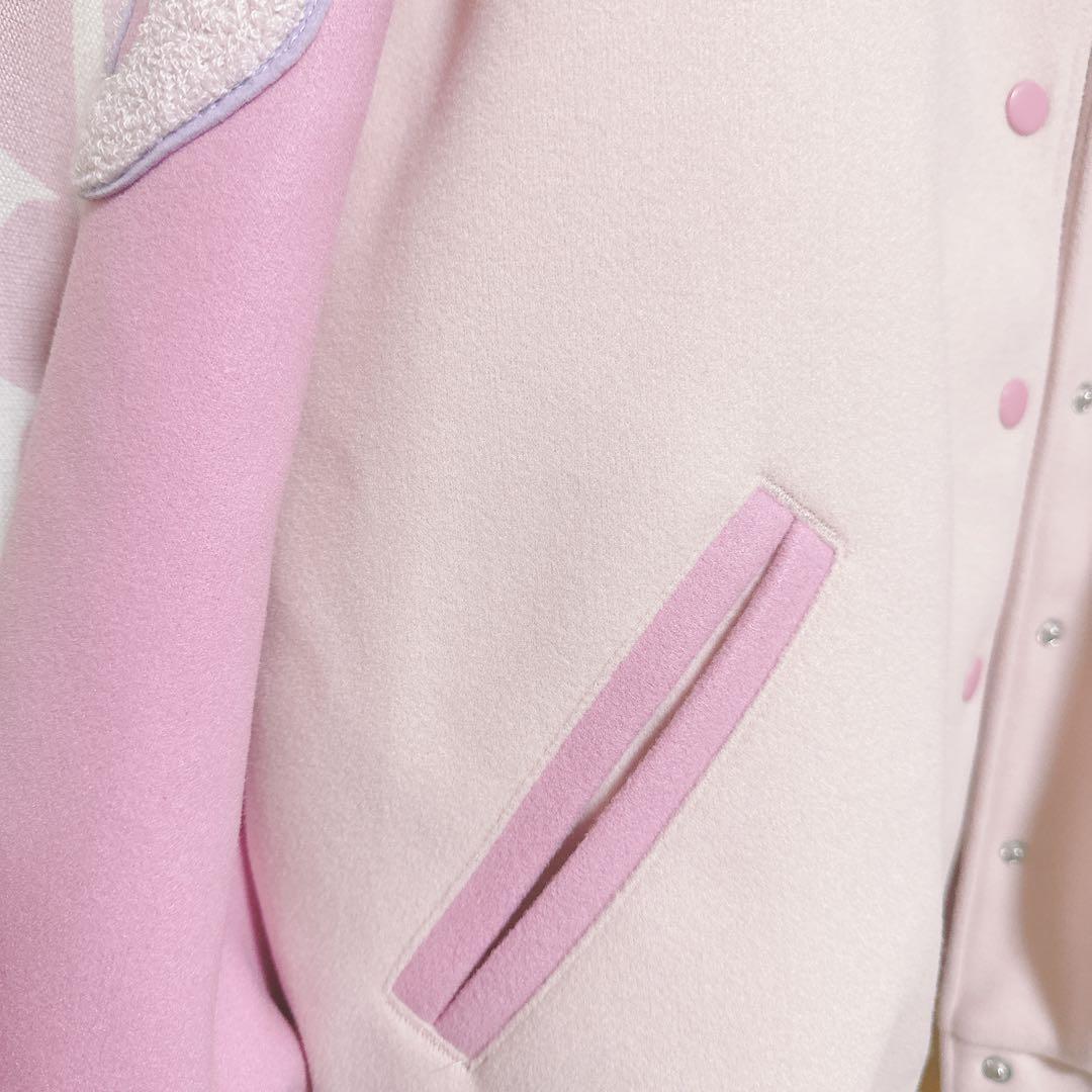 キャンディストリッパー スタジャン ブルゾン ピンク リボン 新品タグ無し