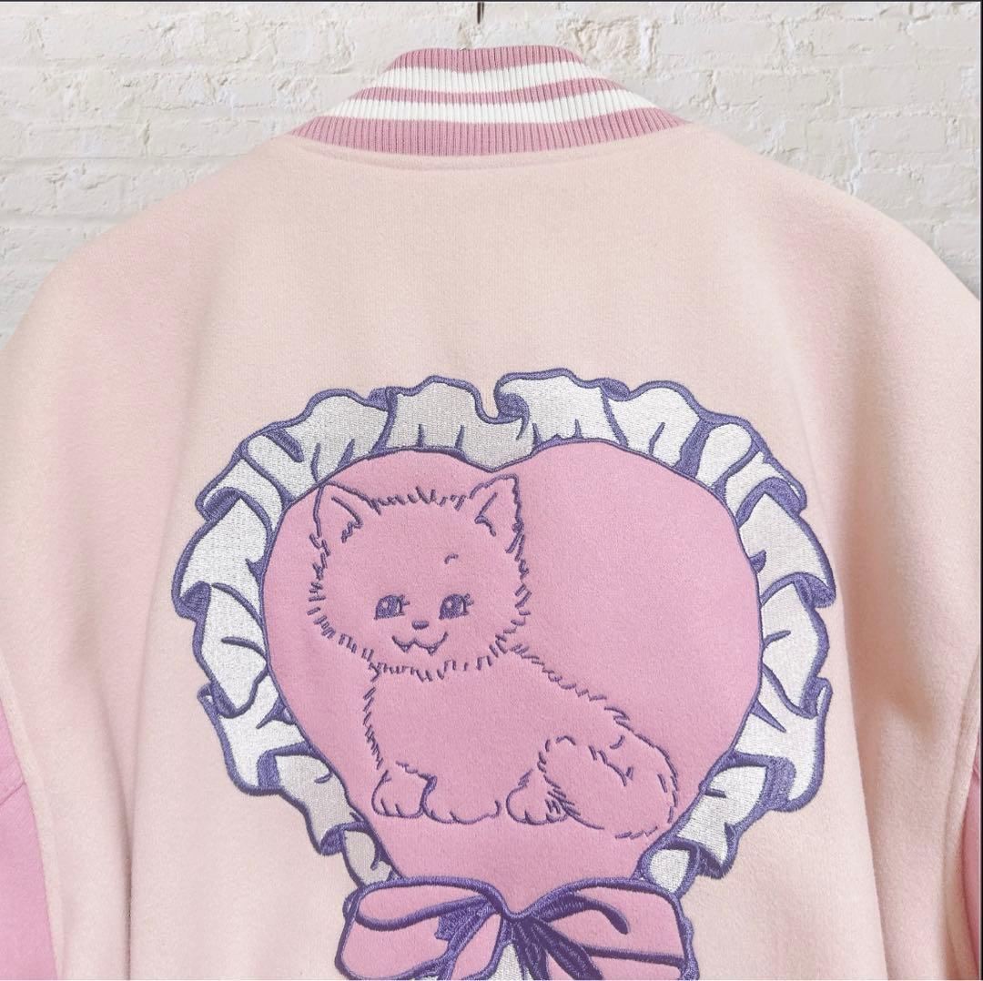 キャンディストリッパー スタジャン ブルゾン ピンク リボン 新品タグ無し