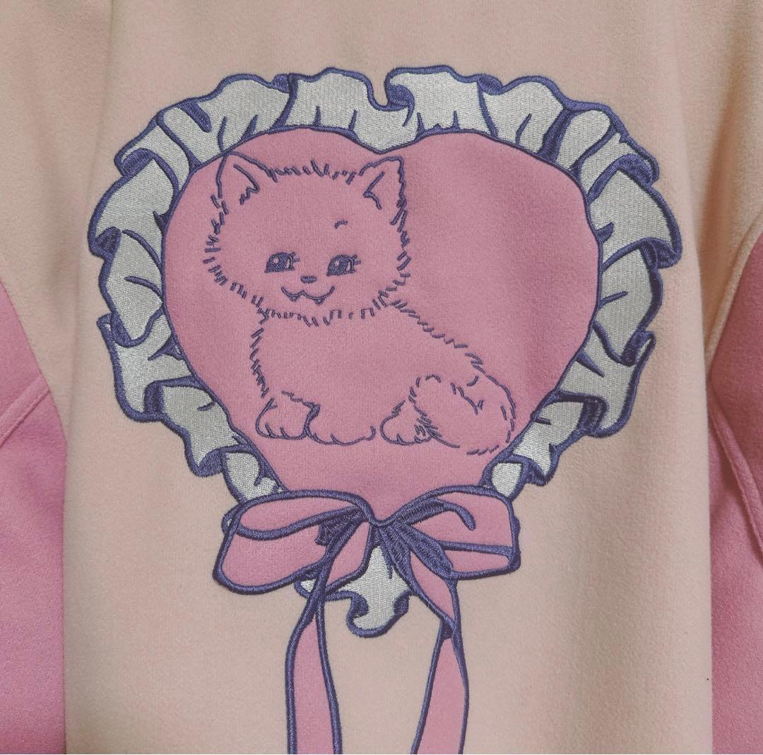 キャンディストリッパー スタジャン ブルゾン ピンク リボン 新品タグ無し