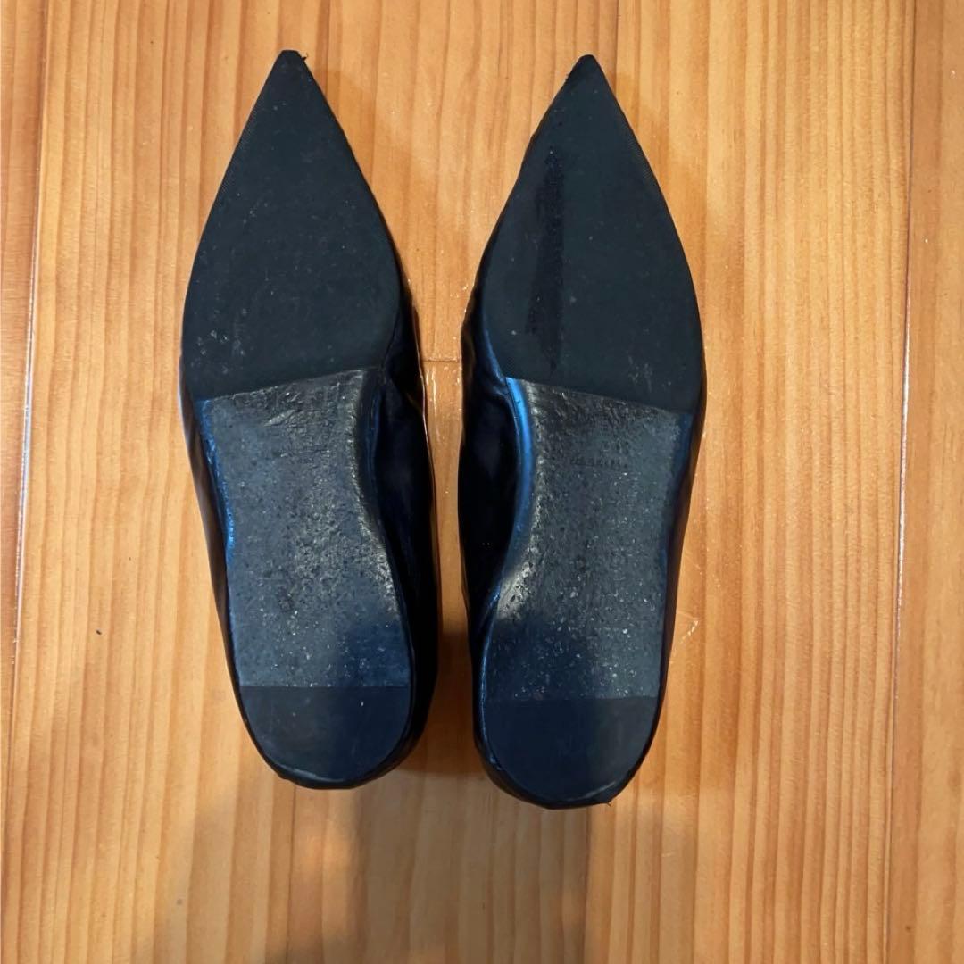 JIL SANDER ジルサンダー　レザーフラットバレリーナ