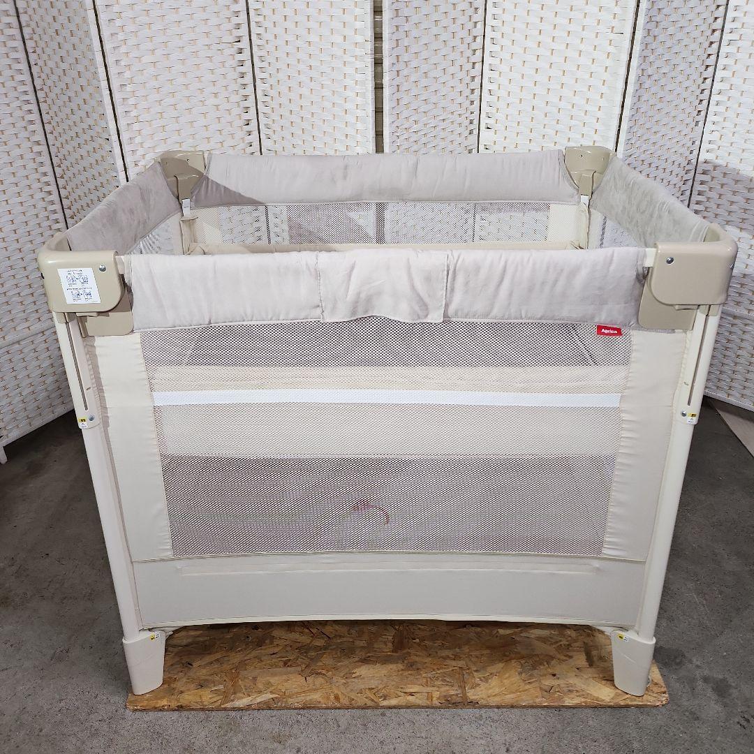 Aprica ベビーベッド ココネルエアープラス AB ホワイトベージュ