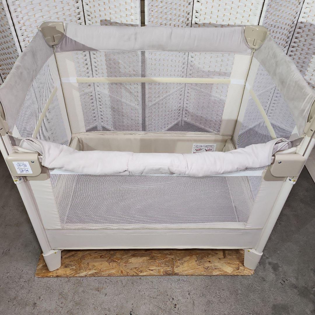 Aprica ベビーベッド ココネルエアープラス AB ホワイトベージュ