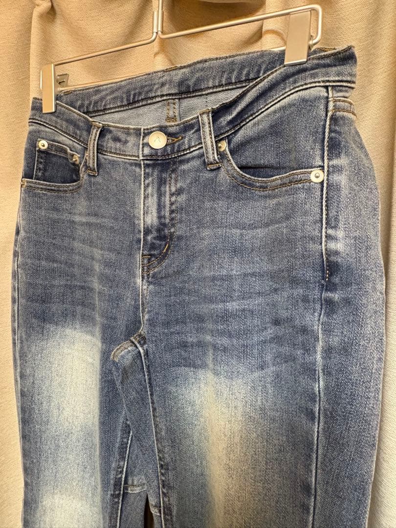 パンツ andmary Heart hip flare demim S